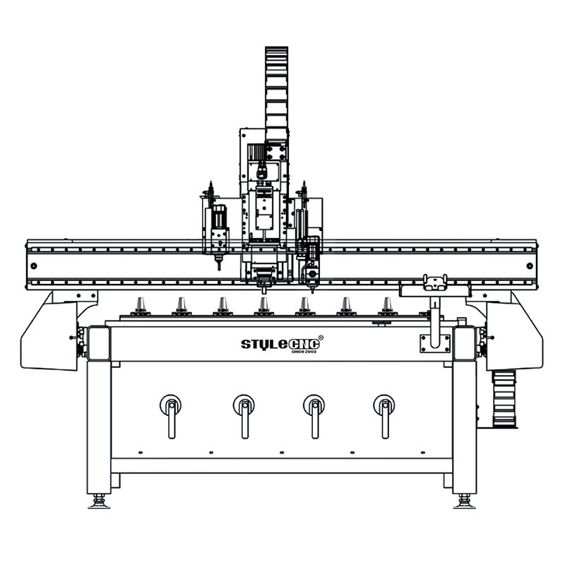 ATC CNC Routers with Automatic Tool Changer ATC CNC Routers with Automatic Tool Changer