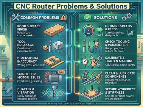 22 Most Common CNC Router Problems and Solutions 22 Most Common CNC Router Problems and Solutions