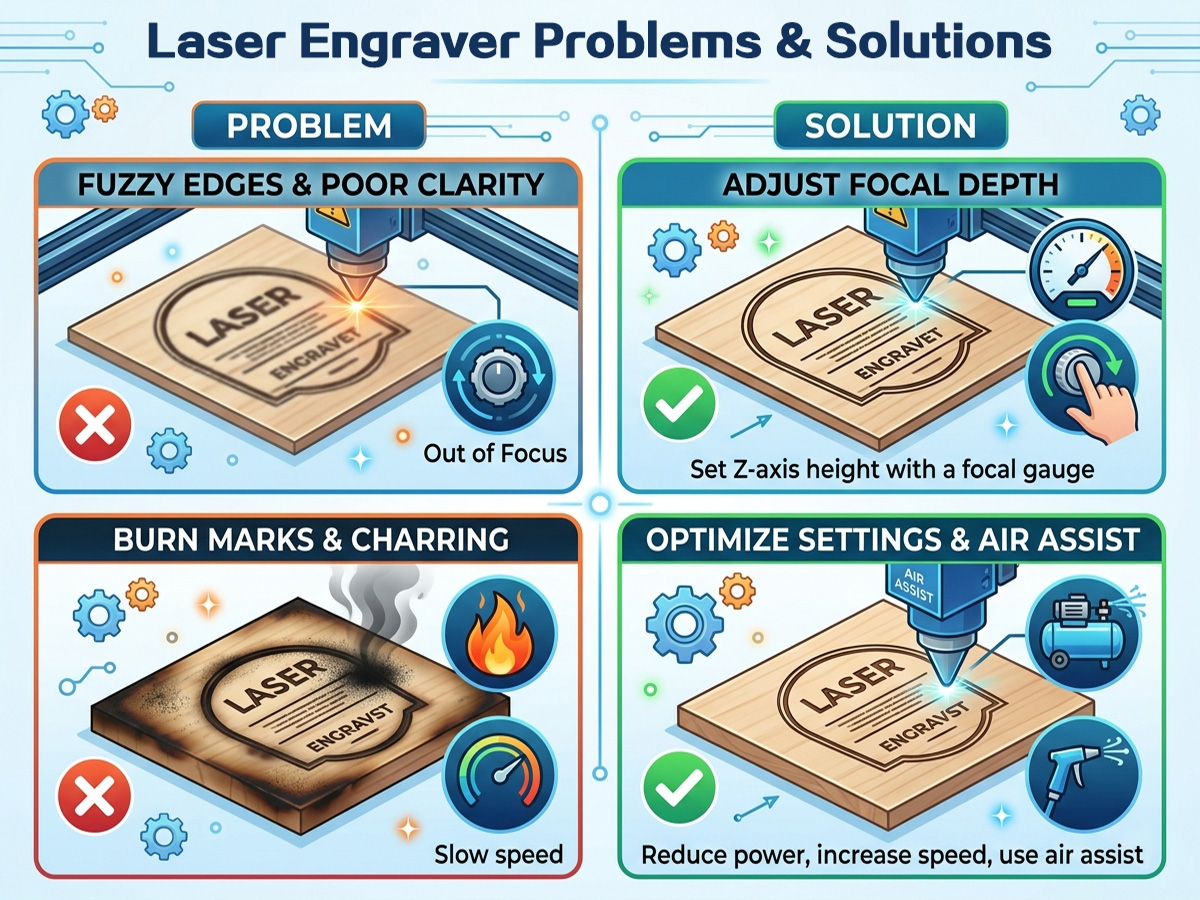 Laser Engraving Machine Problems and Solutions Laser Engraving Machine Problems and Solutions