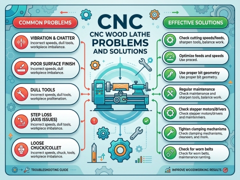 CNC Wood Lathe Machine Troubleshooting CNC Wood Lathe Machine Troubleshooting