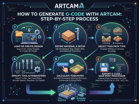 How to Generate G-Code File with ArtCAM for CNC Machine? How to Generate G-Code File with ArtCAM for CNC Machine?