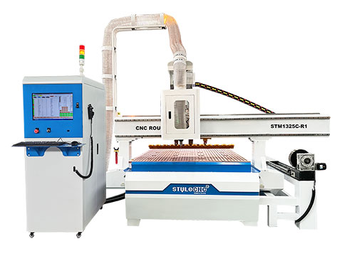ATC 3D CNC Woodworking Router with 4th Axis Rotary Table ATC 3D CNC Woodworking Router with 4th Axis Rotary Table