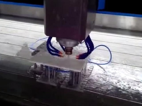 Stone ATC CNC Router for Countertop Cutting, Edge Polishing Stone ATC CNC Router for Countertop Cutting, Edge Polishing
