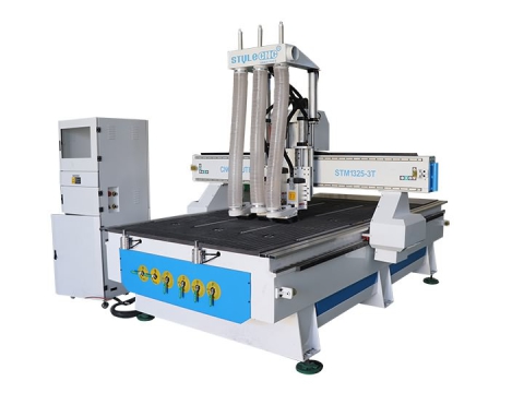 Three-Spindle CNC Wood Milling & Cutting Machine for Sale Three-Spindle CNC Wood Milling & Cutting Machine for Sale