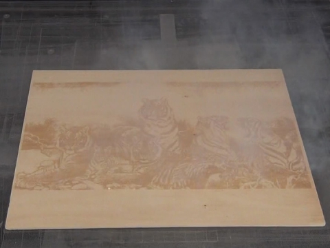 Industrial CO2 Laser Marker Machine for Woodblock Printing Industrial CO2 Laser Marker Machine for Woodblock Printing