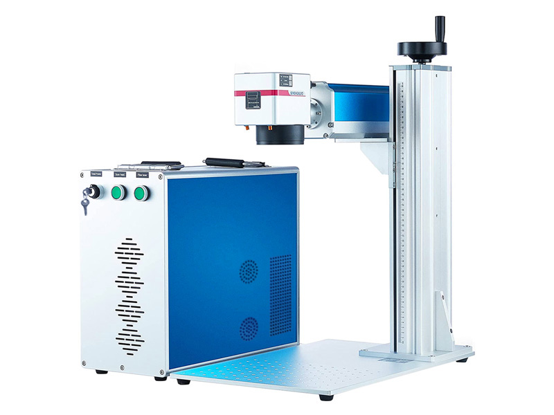 Fiber Laser Engraving Machine Plastic Logo Maker Laser Etching Glass