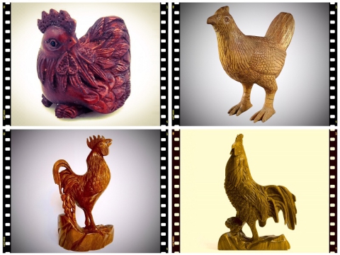 CNC Router Making 3D Wood Rooster for 2017 Chinese New Year CNC Router Making 3D Wood Rooster for 2017 Chinese New Year