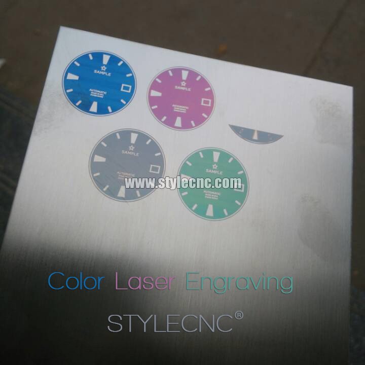 Color laser engraving on metal Color laser engraving on metal