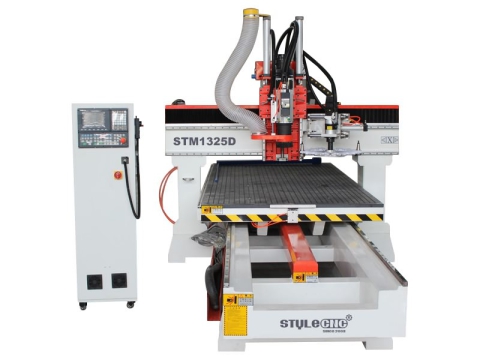 Moving Table CNC Router with Rotary Automatic Tool Changer Moving Table CNC Router with Rotary Automatic Tool Changer