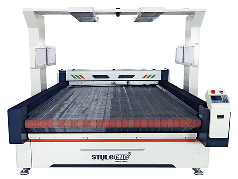 Contour Laser Cutter for Printed Fabrics with CCD Camera Contour Laser Cutter for Printed Fabrics with CCD Camera