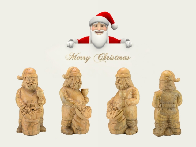 CNC Router Carving 3D Santa Claus Projects for Christmas CNC Router Carving 3D Santa Claus Projects for Christmas