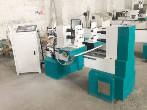 Small CNC Wood Lathe for Dual Woodturning Small CNC Wood Lathe for Dual Woodturning