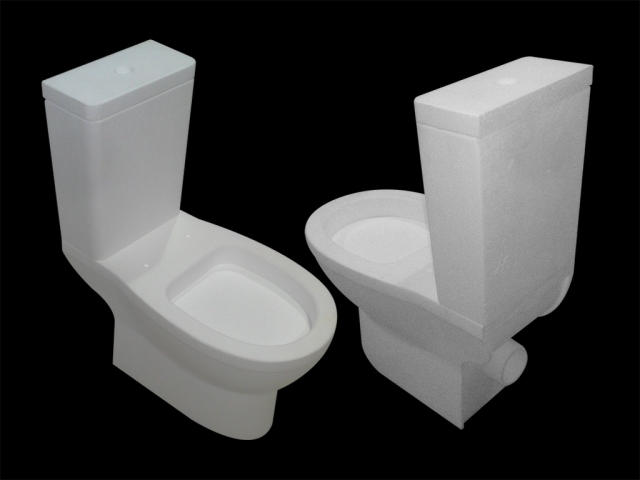 5 Axis CNC Machining for 3D EPS Toilet Prototype Mold 5 Axis CNC Machining for 3D EPS Toilet Prototype Mold