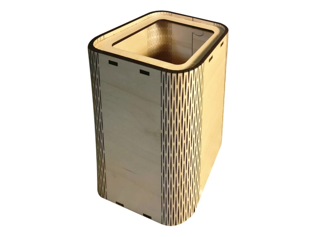 CO2 Laser Cutting 3D Pencil Cups and Pen Holders CO2 Laser Cutting 3D Pencil Cups and Pen Holders