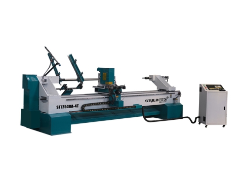 Multifunctional CNC Wood Lathe with Automatic Feeder Multifunctional CNC Wood Lathe with Automatic Feeder