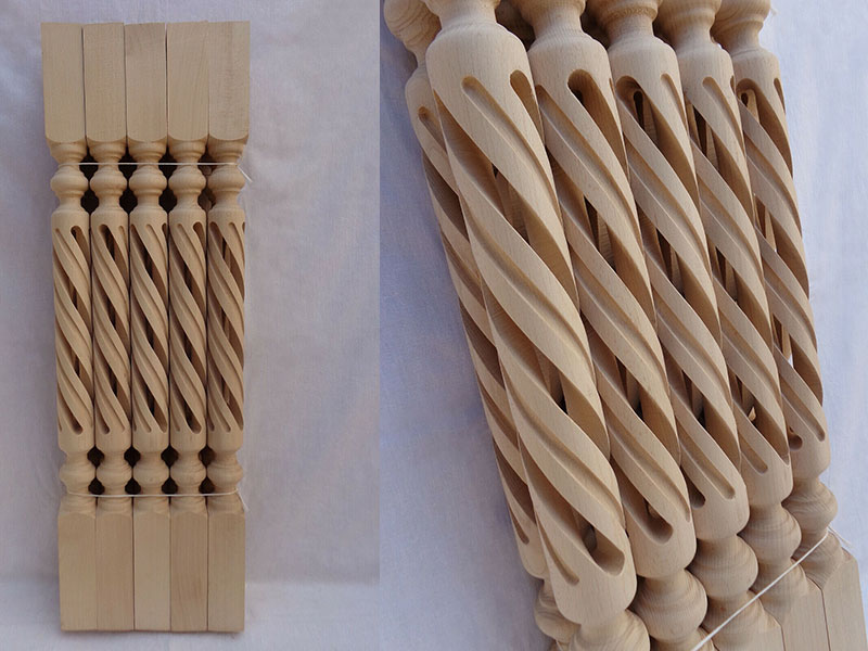 Wood stair handrail Wood stair handrail