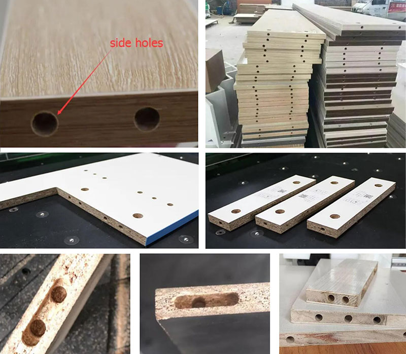 Cabinet side holes Cabinet side holes