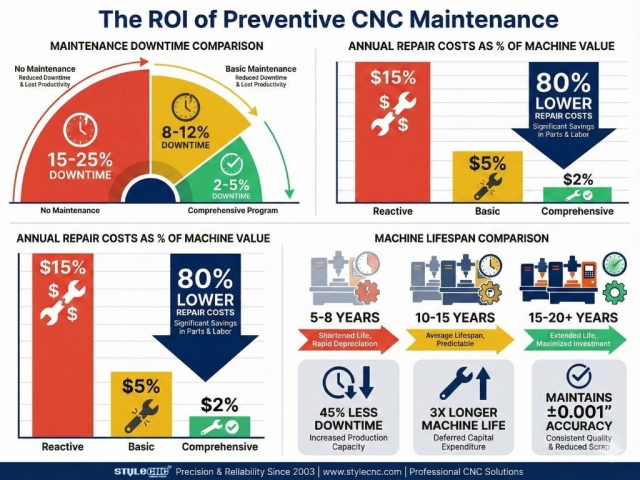 CNC Machine Maintenance Checklist: Reduce Downtime By 45% CNC Machine Maintenance Checklist: Reduce Downtime By 45%