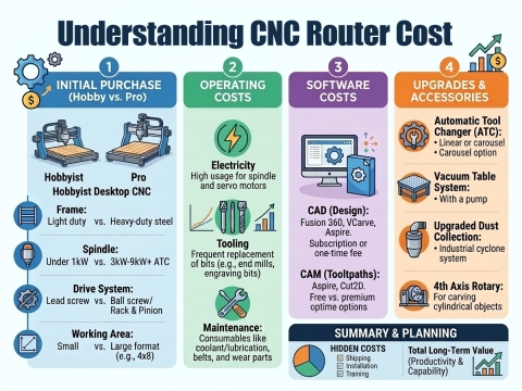 How Much Do CNC Routers Cost? - Buying Guide How Much Do CNC Routers Cost? - Buying Guide