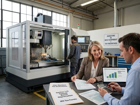 CNC Machine Tax Deductions: Section 179 Write-Off Guide for Equipment & Software CNC Machine Tax Deductions: Section 179 Write-Off Guide for Equipment & Software