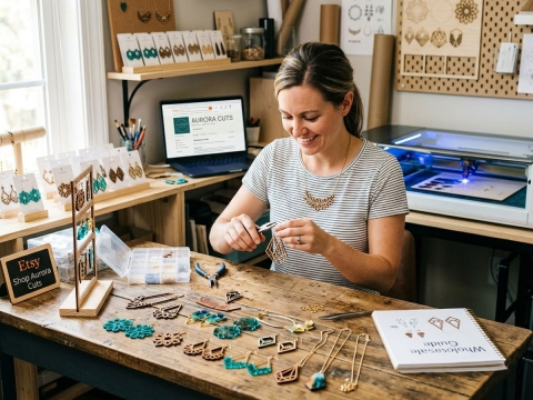 Laser-Cut Jewelry Business: Etsy Startup to Wholesale Guide Laser-Cut Jewelry Business: Etsy Startup to Wholesale Guide