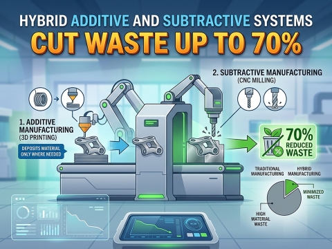 Hybrid Additive and Subtractive Systems: Cut Waste Up to 70% Hybrid Additive and Subtractive Systems: Cut Waste Up to 70%
