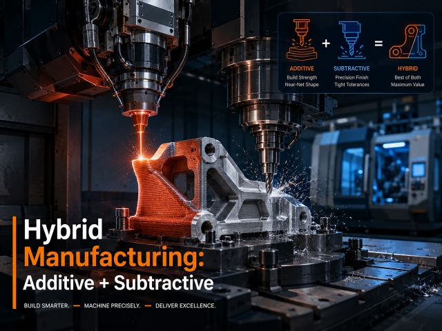 Hybrid Manufacturing: Additive + Subtractive CNC Complete Guide Hybrid Manufacturing: Additive + Subtractive CNC Complete Guide