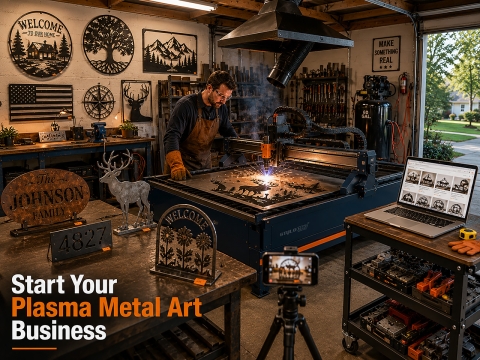 Plasma Cut Metal Art Business: From Garage to $12K/Month Plasma Cut Metal Art Business: From Garage to $12K/Month