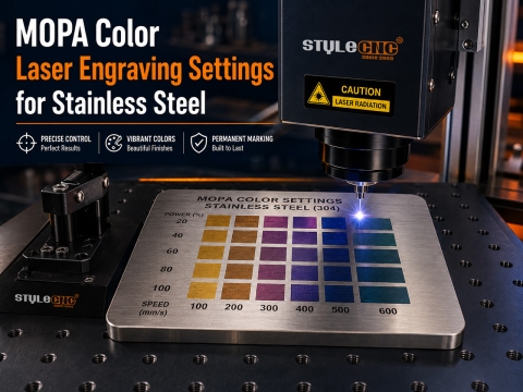 MOPA Color Laser Engraving Settings for Stainless Steel MOPA Color Laser Engraving Settings for Stainless Steel