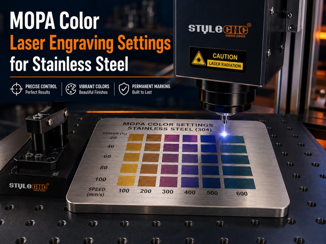 MOPA Color Laser Engraving Settings for Stainless Steel MOPA Color Laser Engraving Settings for Stainless Steel