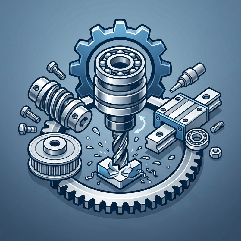 CNC Spare Parts, Tools, Accessories CNC Spare Parts, Tools, Accessories