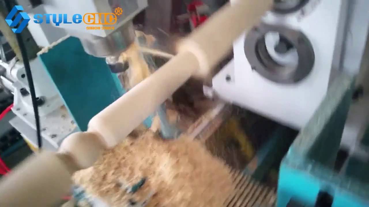 CNC Wood Lathe Turning Staircase Pillar Projects CNC Wood Lathe Turning Staircase Pillar Projects
