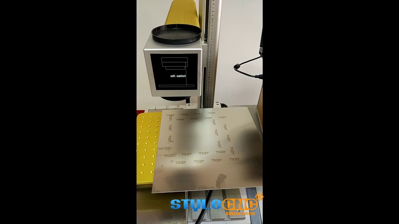 30W Fiber Laser Engraver for Keyboard with Moving Table 30W Fiber Laser Engraver for Keyboard with Moving Table