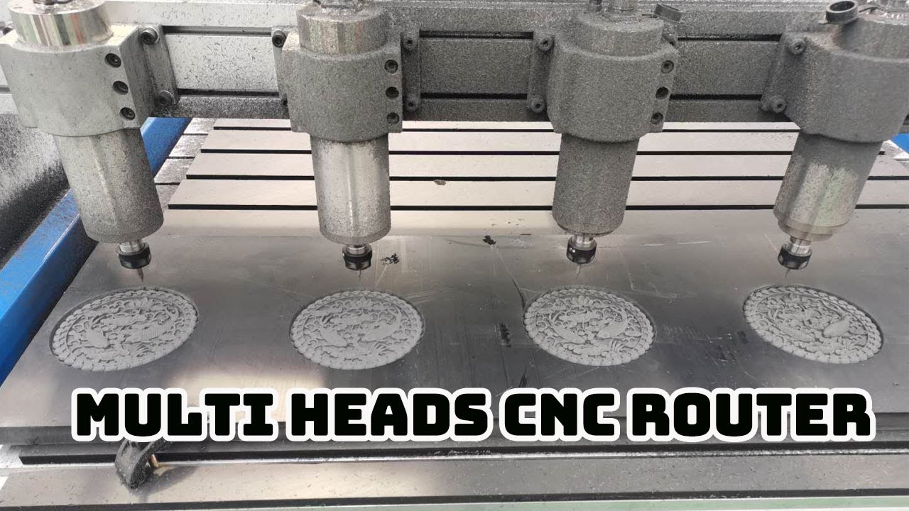 Multi-Head 3D 4 Axis Rotary CNC Wood Carving Machine Multi-Head 3D 4 Axis Rotary CNC Wood Carving Machine