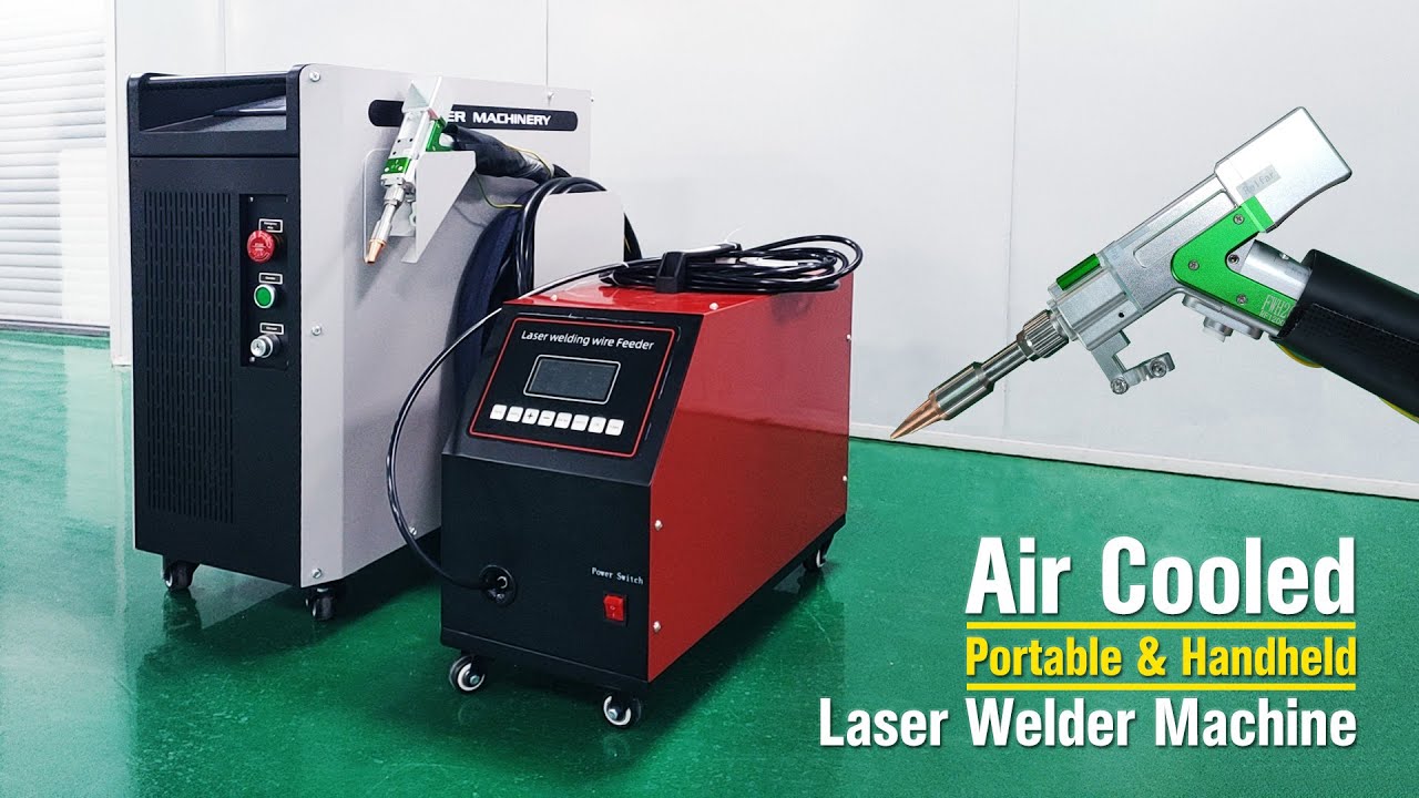 Air-Cooled Portable Laser Welder with Handheld Welding Gun Air-Cooled Portable Laser Welder with Handheld Welding Gun